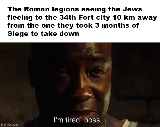The great Jewish revolt was a hard thorn in the Roman empire ngl