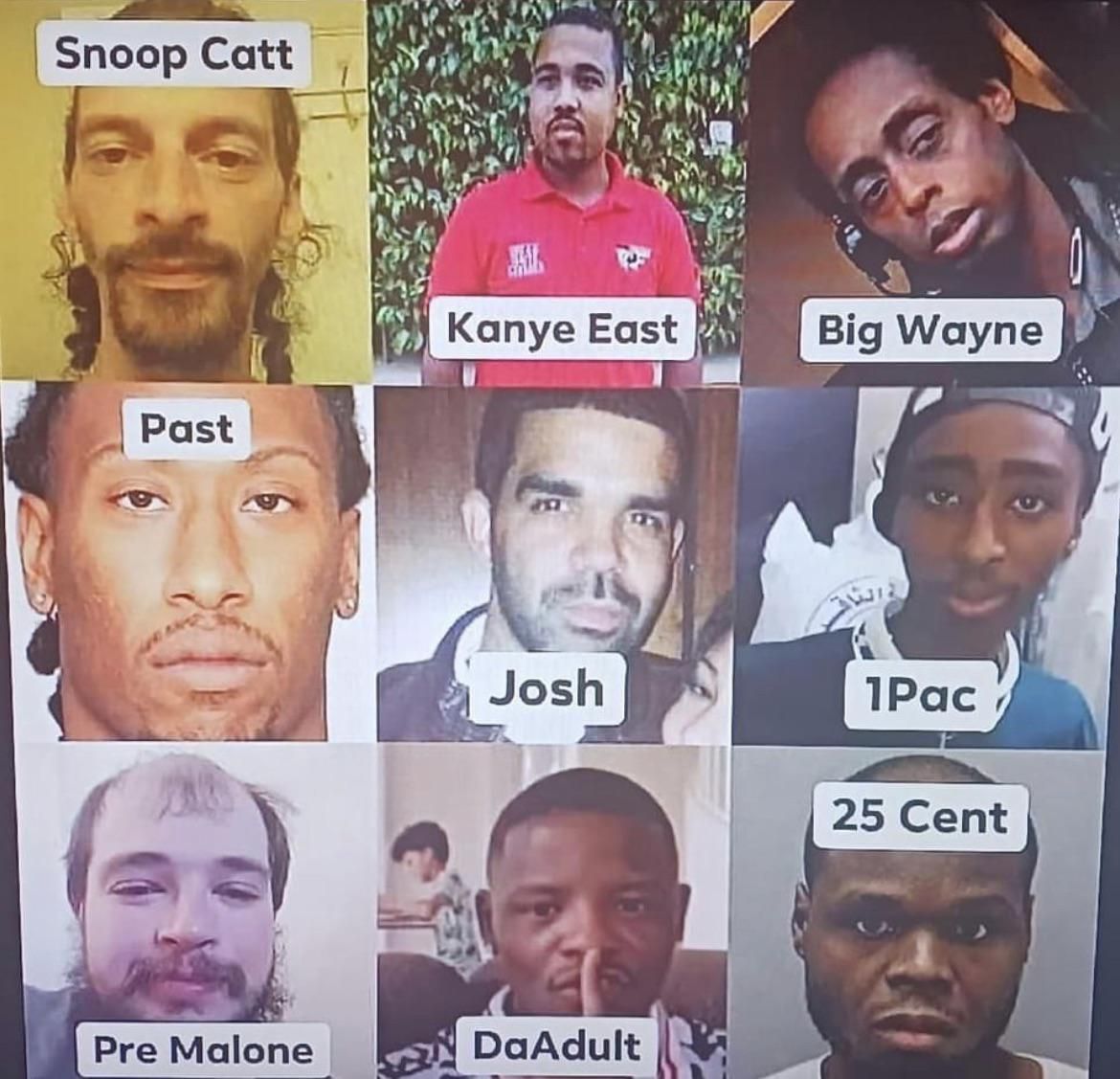 pre-evolution of rappers