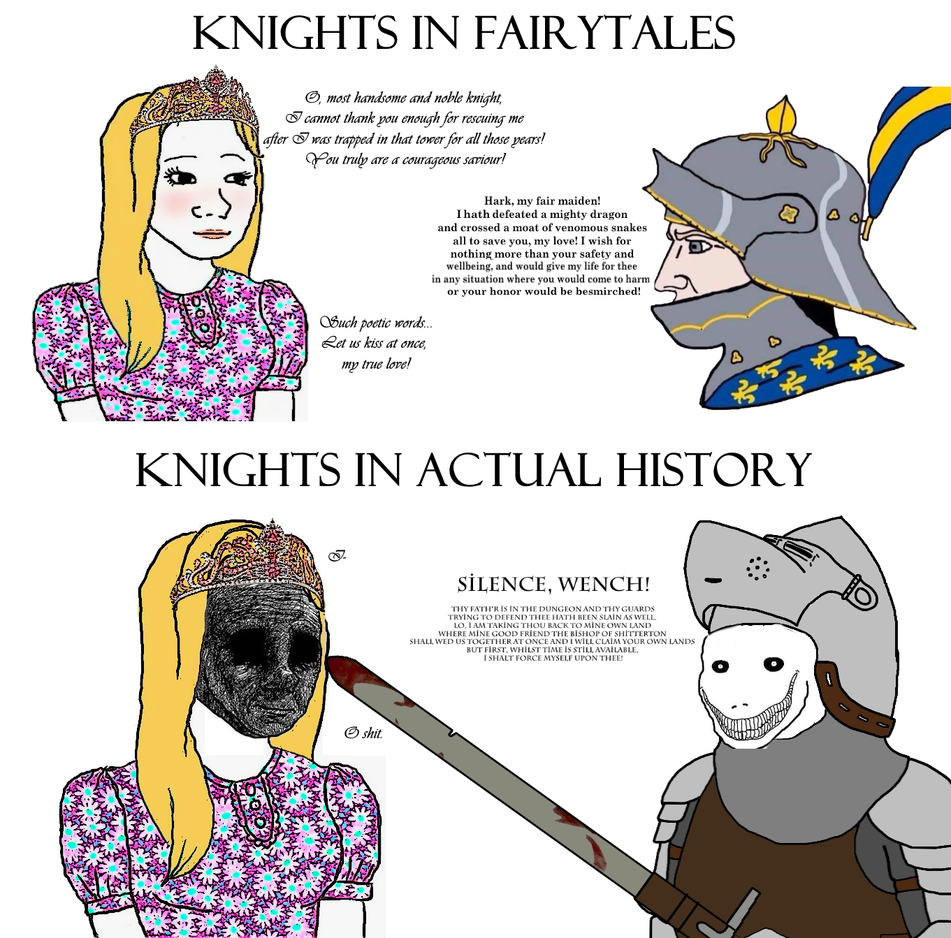 The more you study the Middle Ages, the more ***ed up it gets