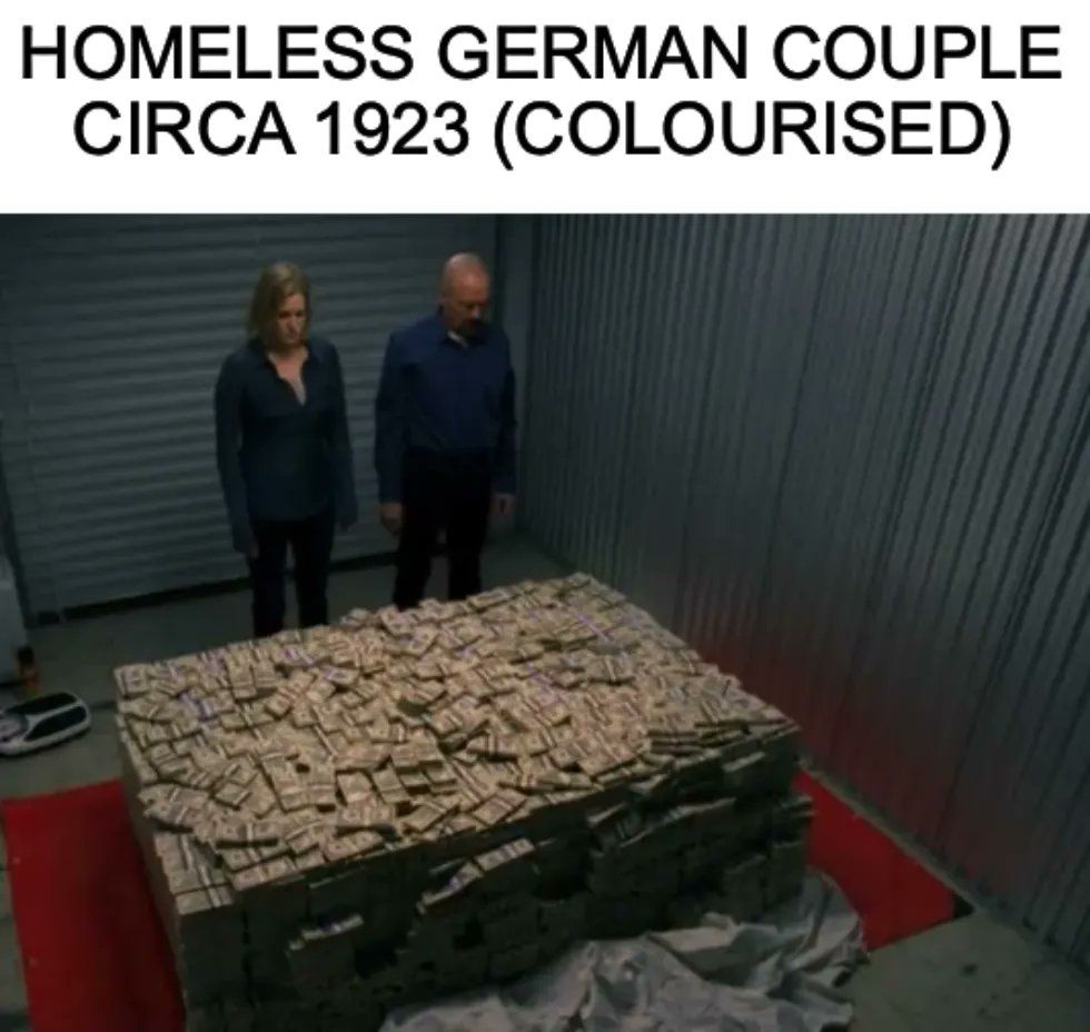 Homeless German couple 1923