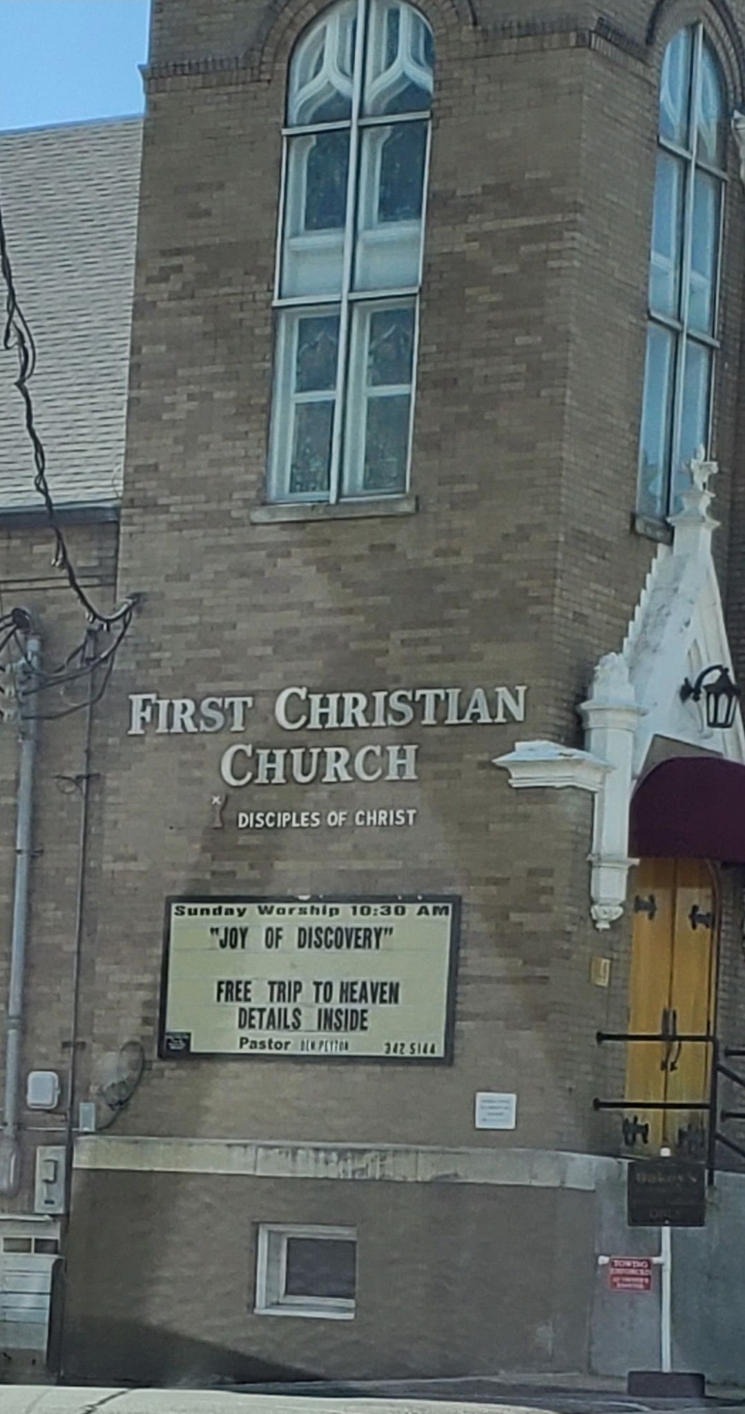 I can't say with 100% certainty that this church doesn't kill people