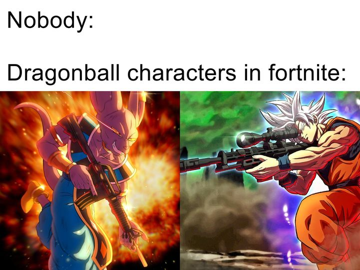 Goku gotta fight strong guys no matter how