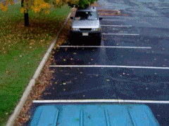 Classic: Handbrake parking in 1999