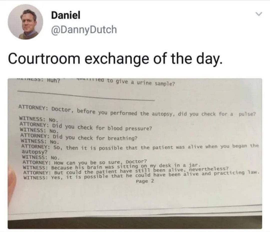 Courtroom Exchange