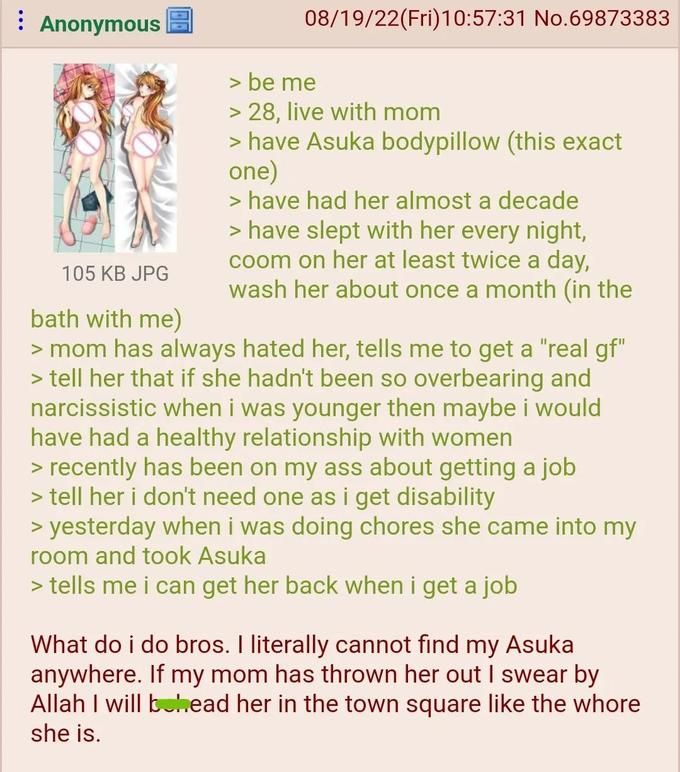 The pillow probably had more sex than her