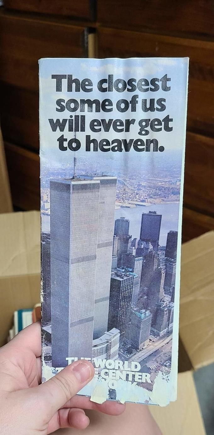 Even without the irony that's a very sad statement
