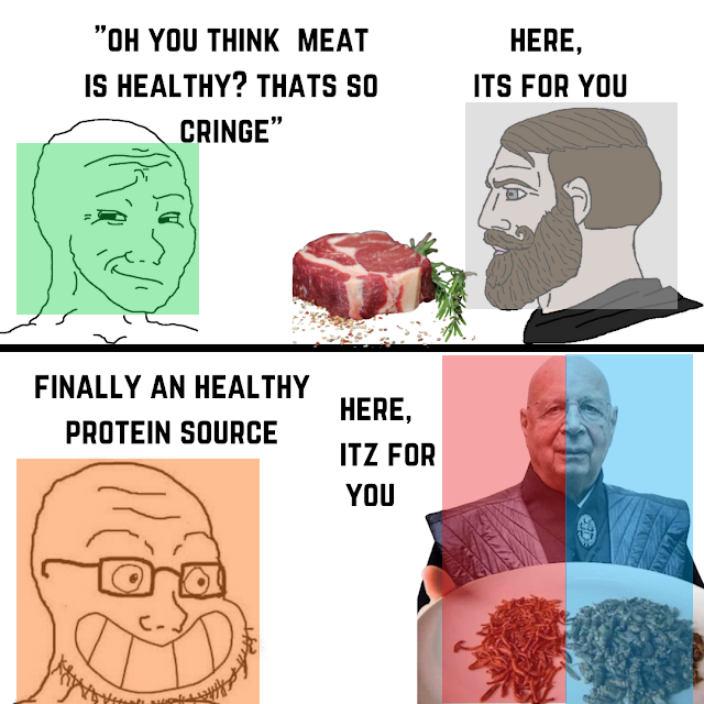 It's ecological because it's piss easy to make, but we sell it to you at the price of quality beef