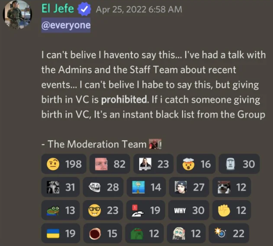 Discord moment