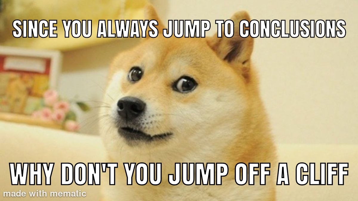 Jump down the chair with that rope