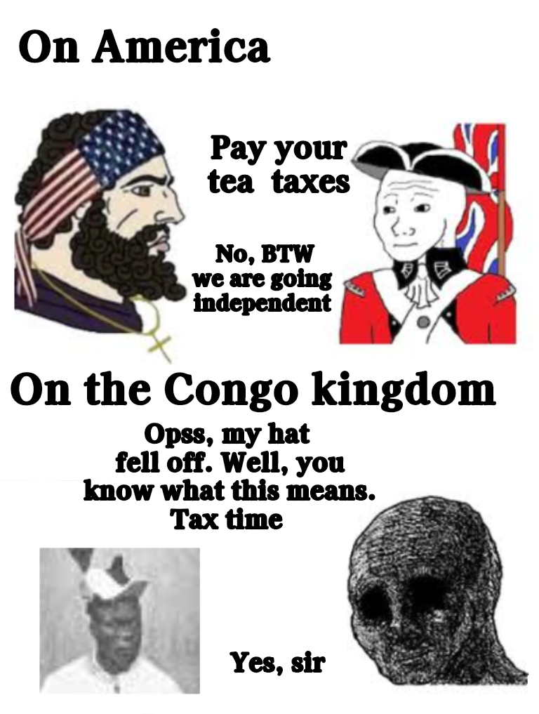 The Congo king had a tax for each time his hat fell off
