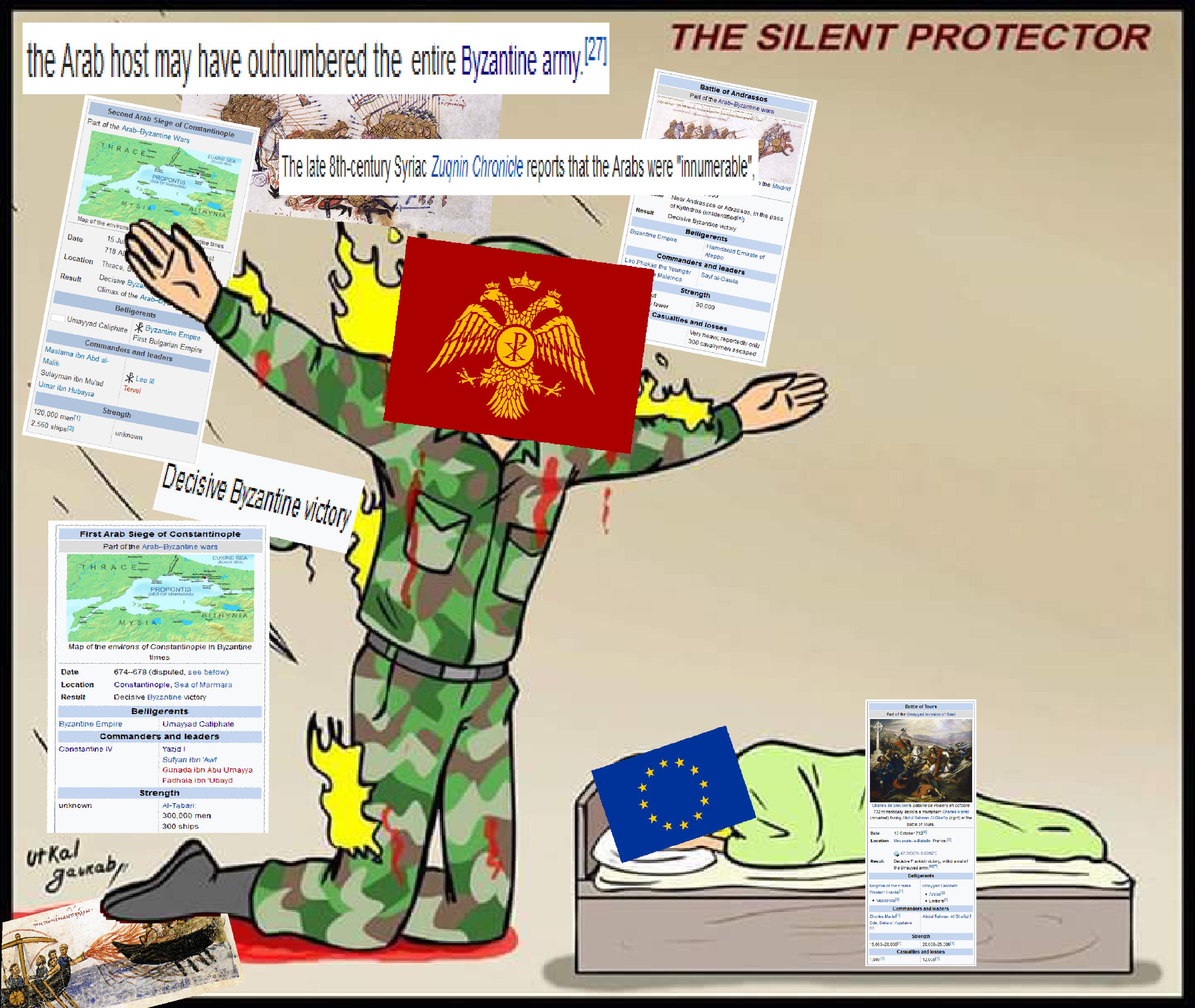 Noooo it was our smelly Fr*nchmen that saved Europe!