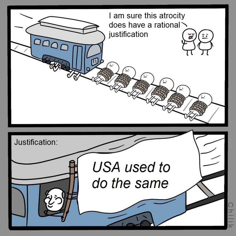 Unfortunately we built our society around it so we sadly have to continue