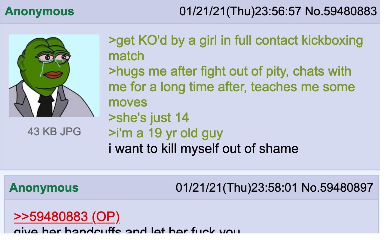 anon gets advice on 4сhan