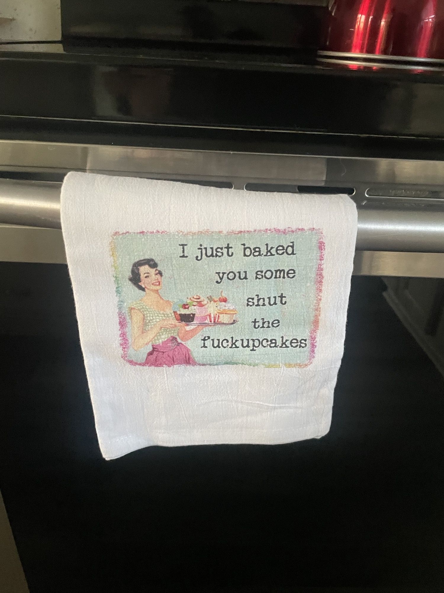 My wife’s new kitchen towel