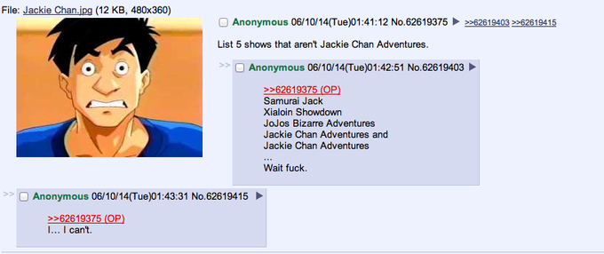 Damn, I can't think of any other shows either.