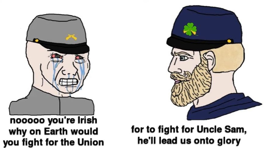 Irish in the civil war