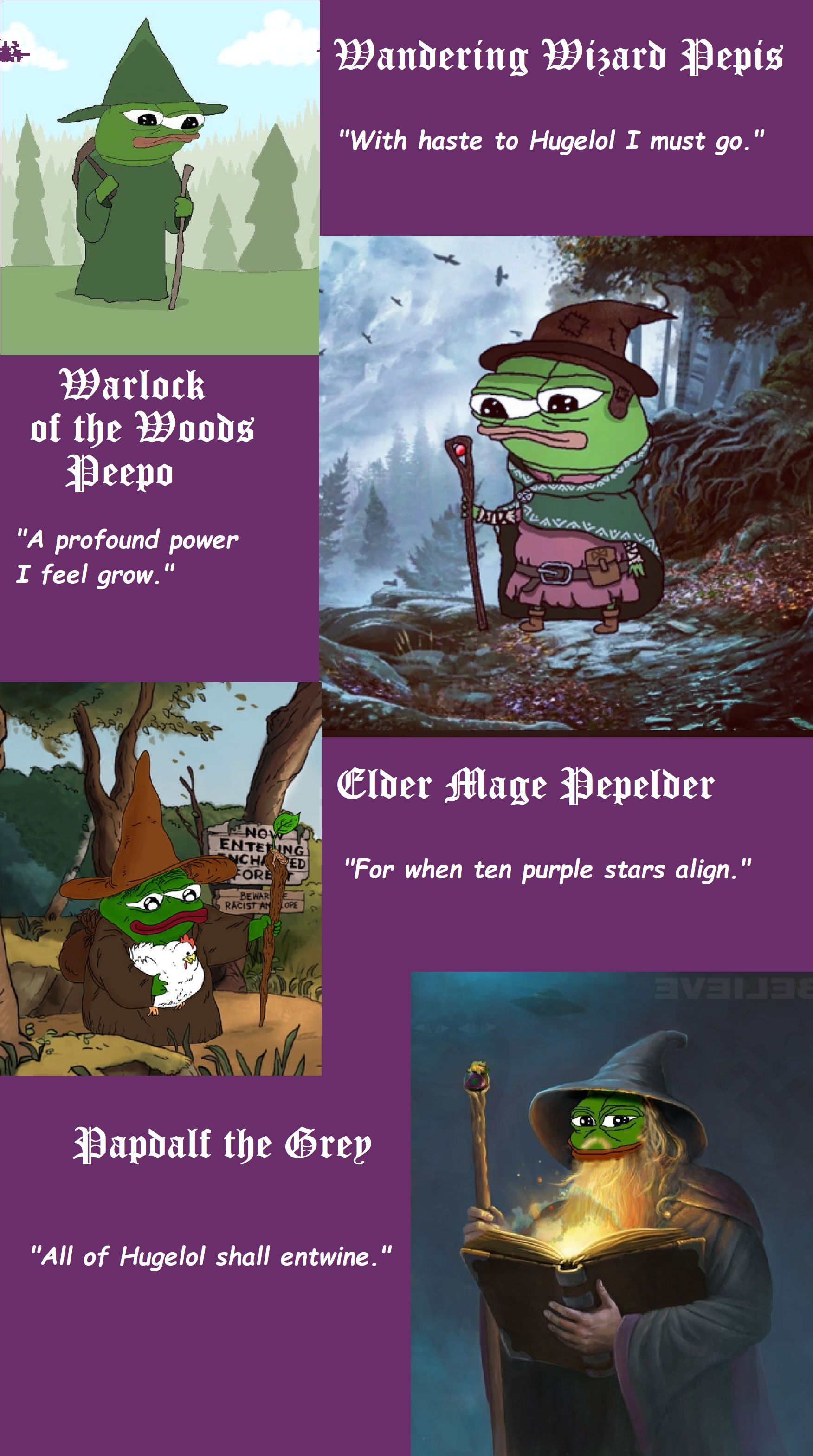The Pepe Pilgrims are on the move. The Prophecy is nearly upon us.