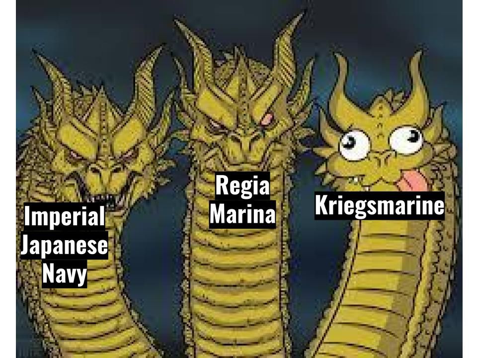 WW2 Axis Navies in Comparison.