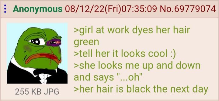It's not cool when Anon thinks it is.