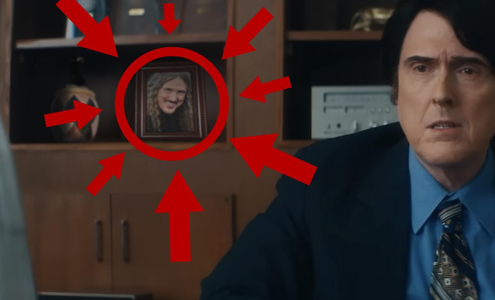 It took hours upon hours of frame-by-frame searching, but I finally found Weird Al's "cameo" in the trailer for his movie.