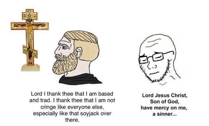 Can you even call yourself a Christian if you portray yourself as a chad?