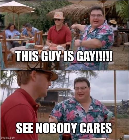 How i felt when someone came into the restaurant i work at and told me they were proudly gay