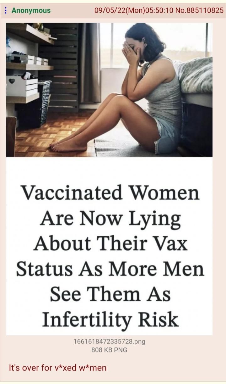 once you go vax... (least fake story on 4chan btw)