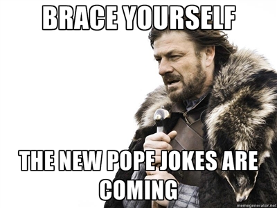 Pope jokes