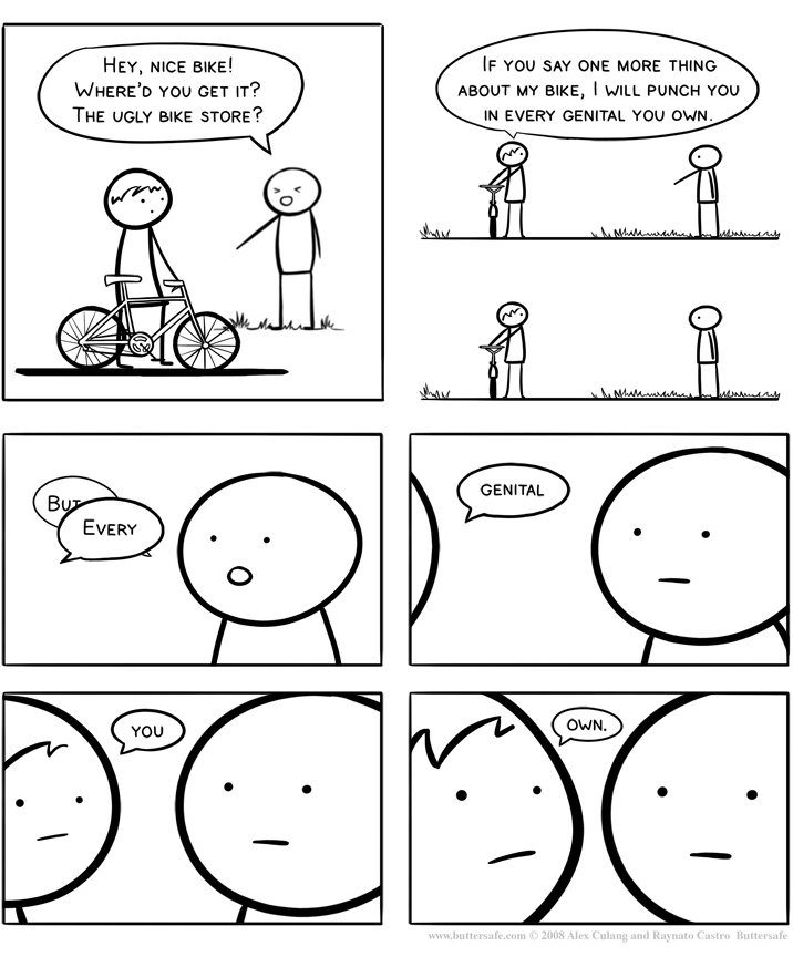 Ain't no one insults my awesome bike