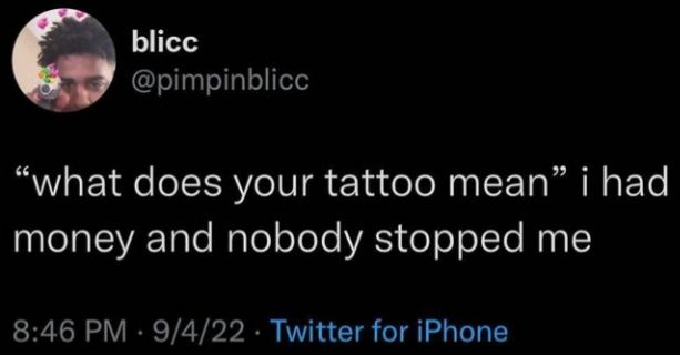 99% "deep" tattoos are shallow af