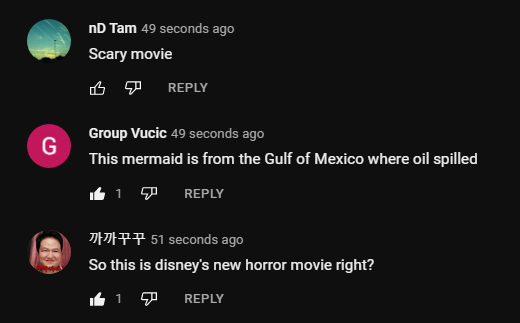 Apparently, Asian audiences are not excited about the live action Little Mermaid