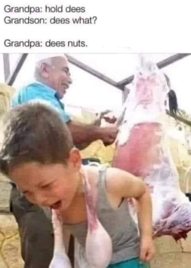 Helping grandpa