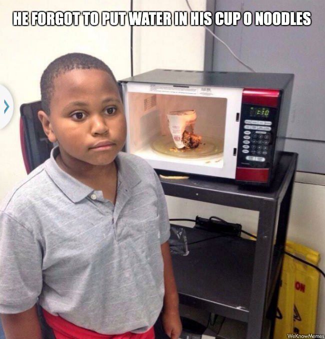 Put noodles into the fueltank