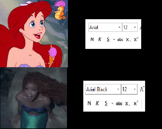 ahh yes, Arial