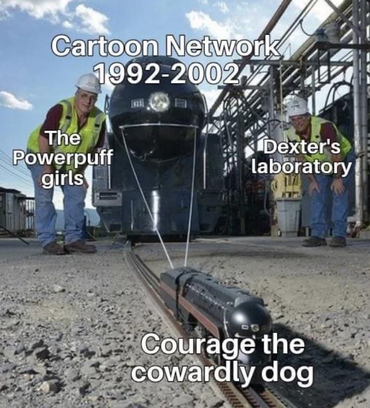 Courage the Cowardly Dog was goated