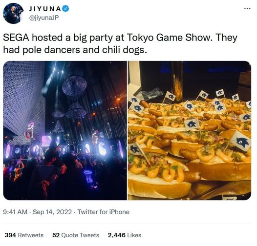 Yakuza and Sonic fans in the same place. Sega knew what to do.