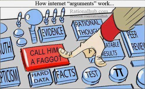 How internet arguments work