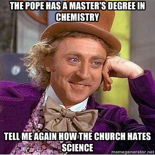 Pope Francis, Master of Chemistry