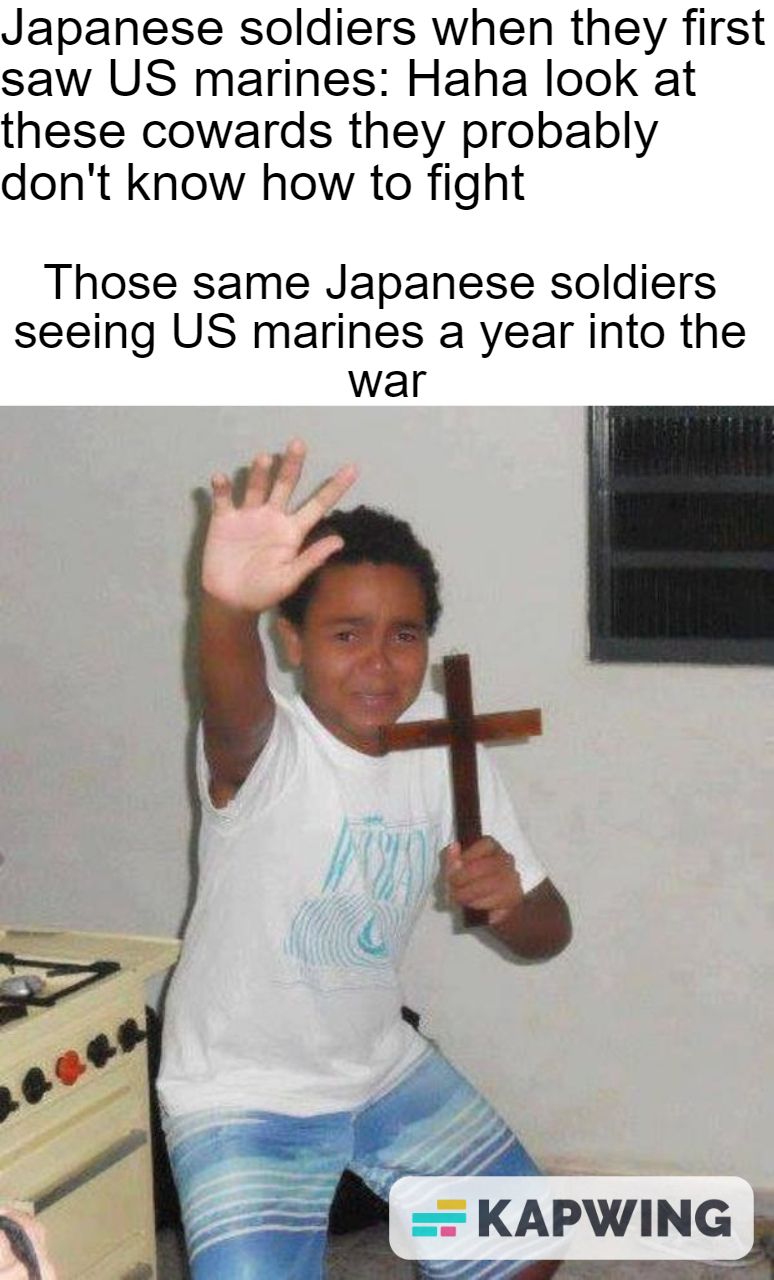 Those Japanese soldiers had it coming