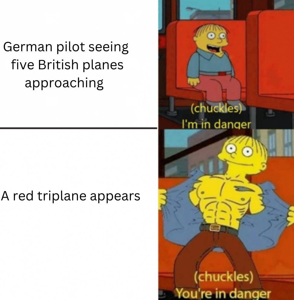 I can’t even begin to imagine how a British/French/Allied pilot would of been thinking