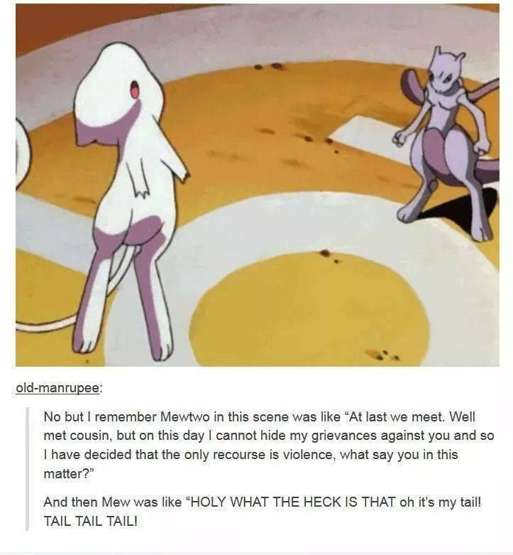 Virgin Mewtwo VS Chad Mew