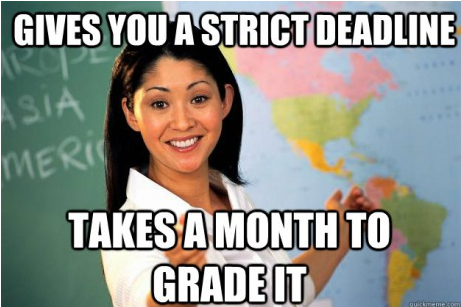 My teacher every single time!