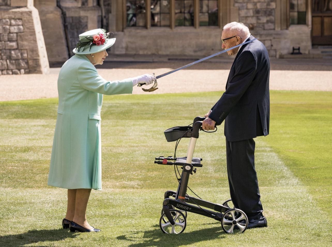 Queen Elizabeth II defends Windsor Castle against invading forces