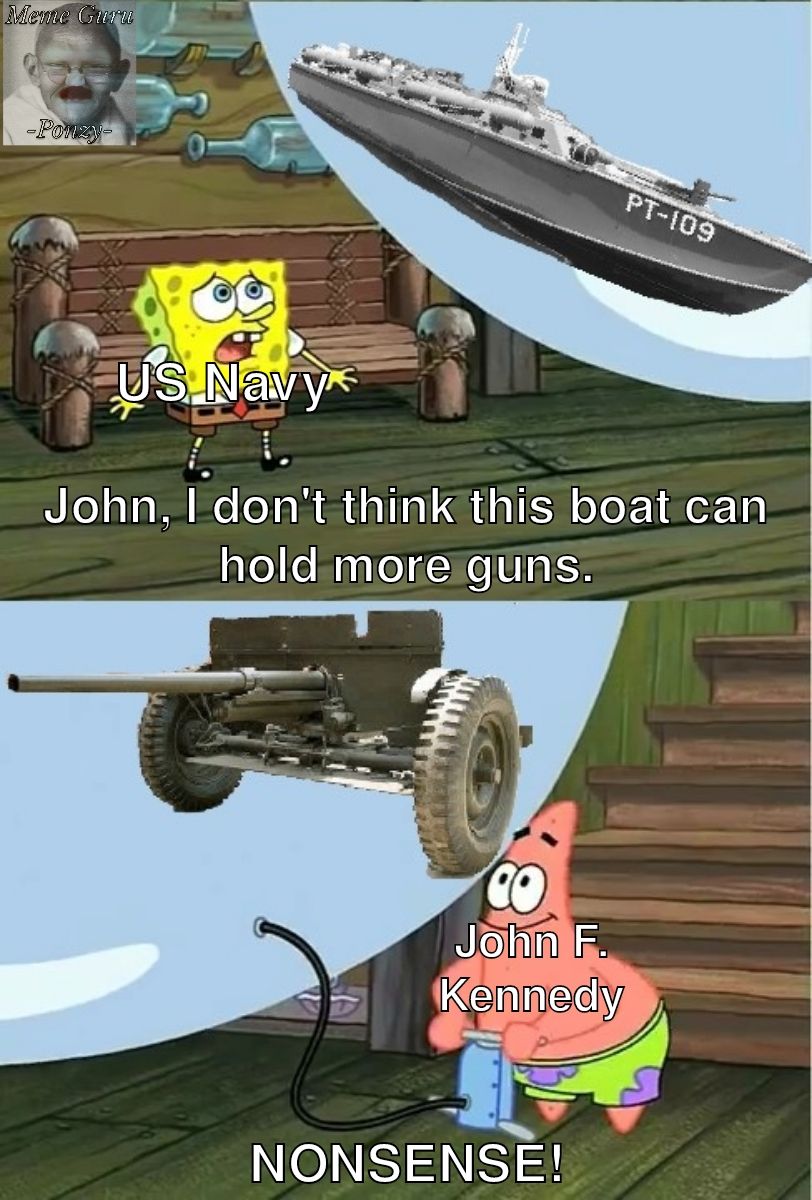 If the navy doesn't want to give John a battleship, he'll just make his own.