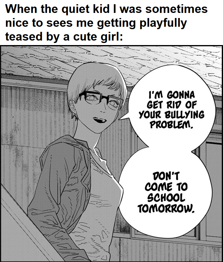 What a nice friend, protecting my virginity from a thot like that