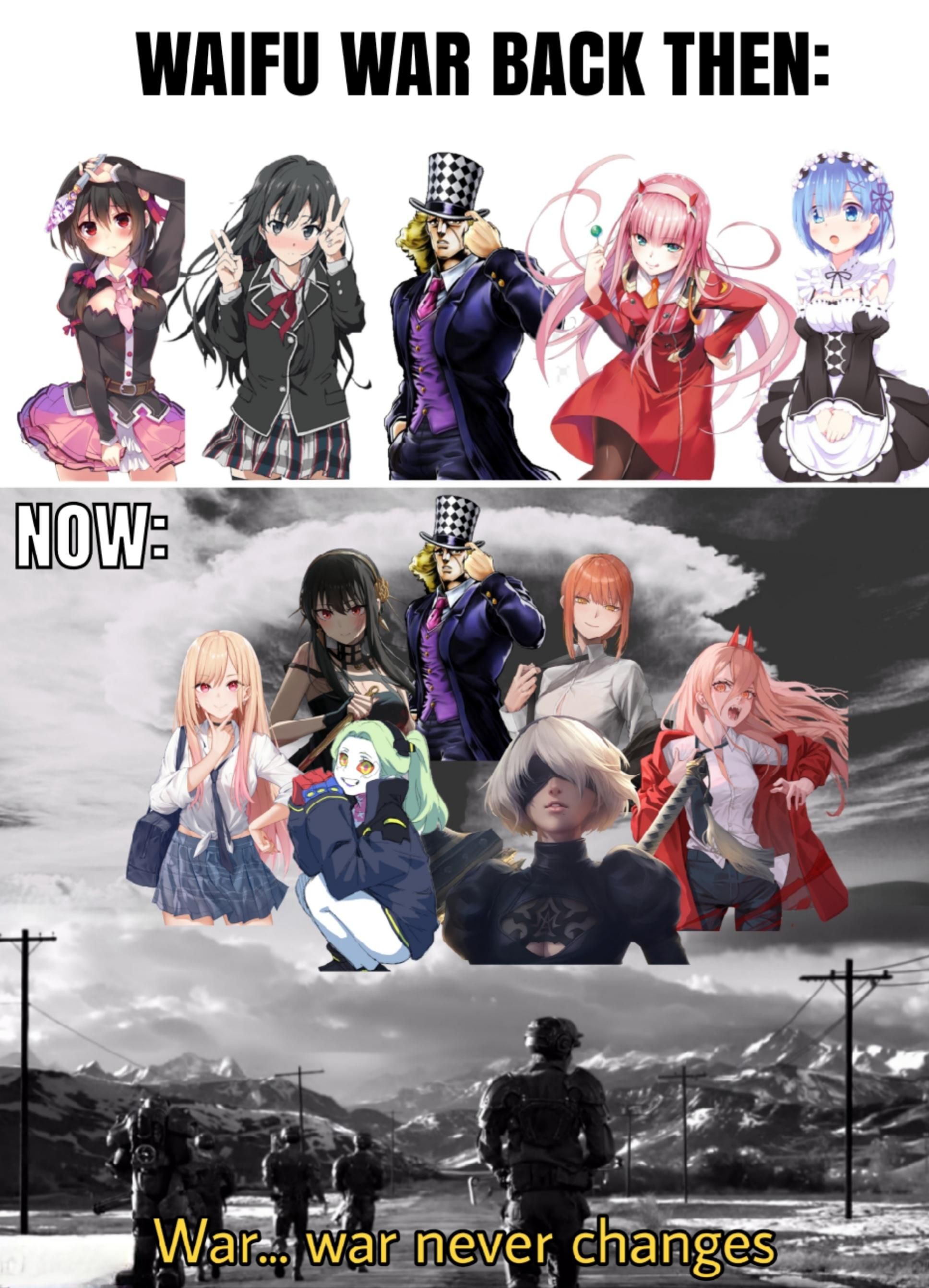 Endlessly, the waifu war will continue