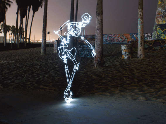 A Breakdancing Skeleton