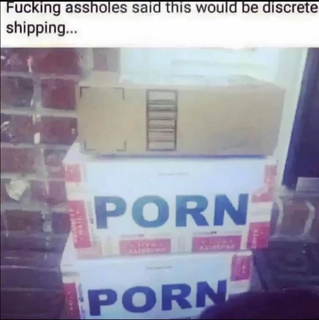 Porn doesn't deliver itself.