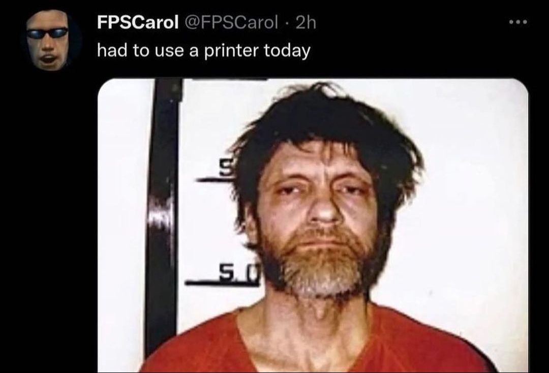 Printer is bugged too on top of that.