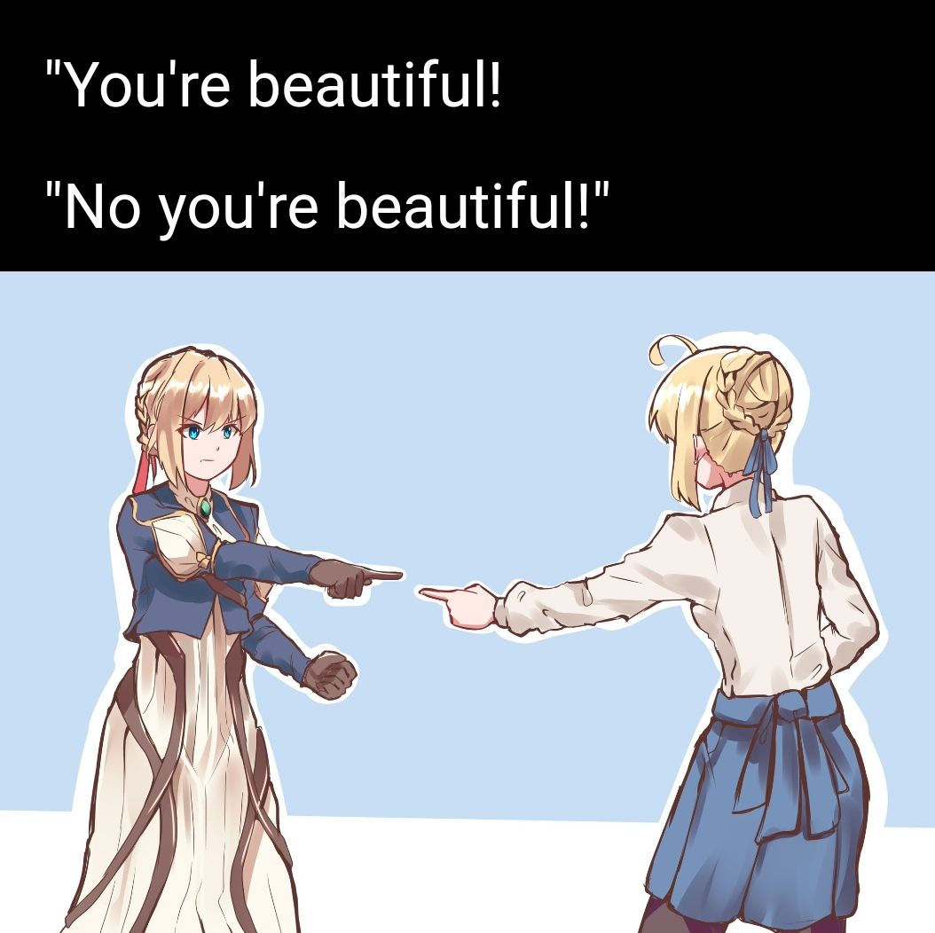 They're both beautiful